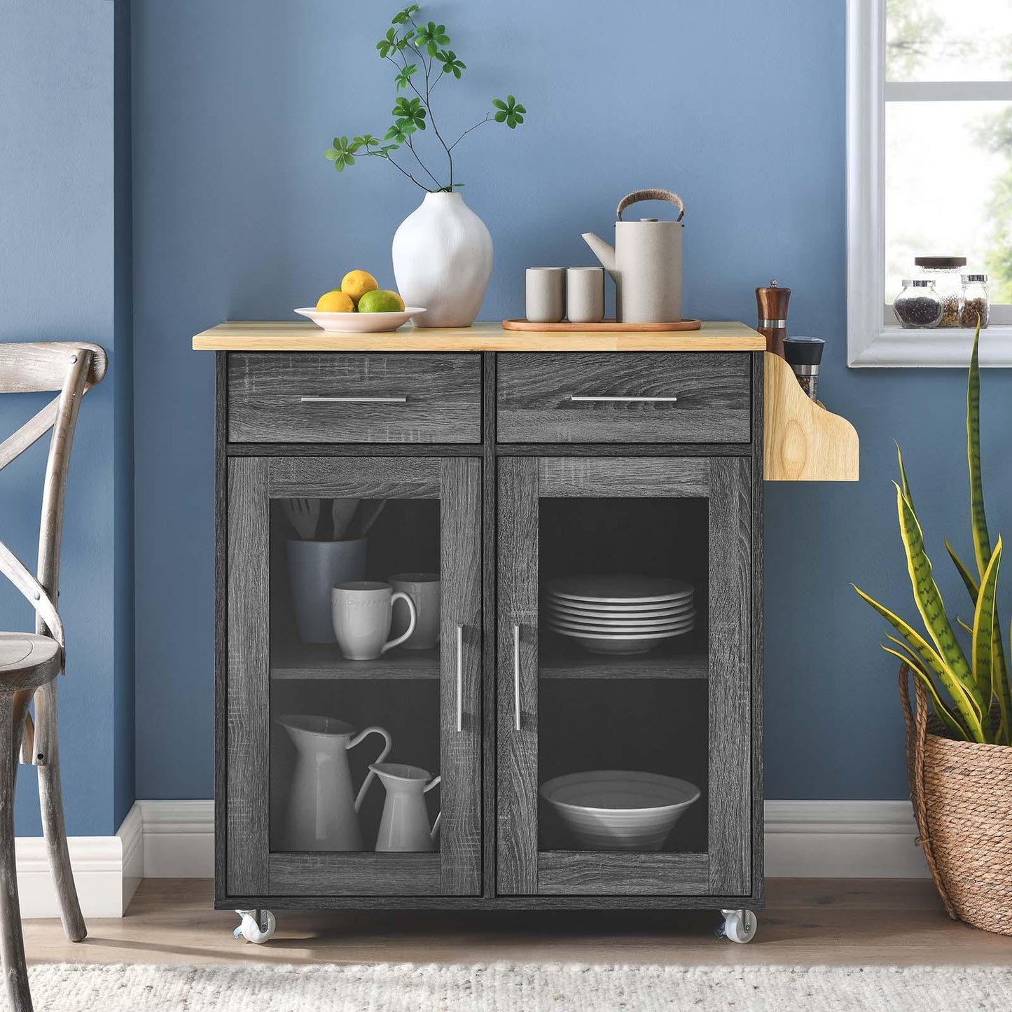 Modway Cuisine Kitchen Cart FredCo