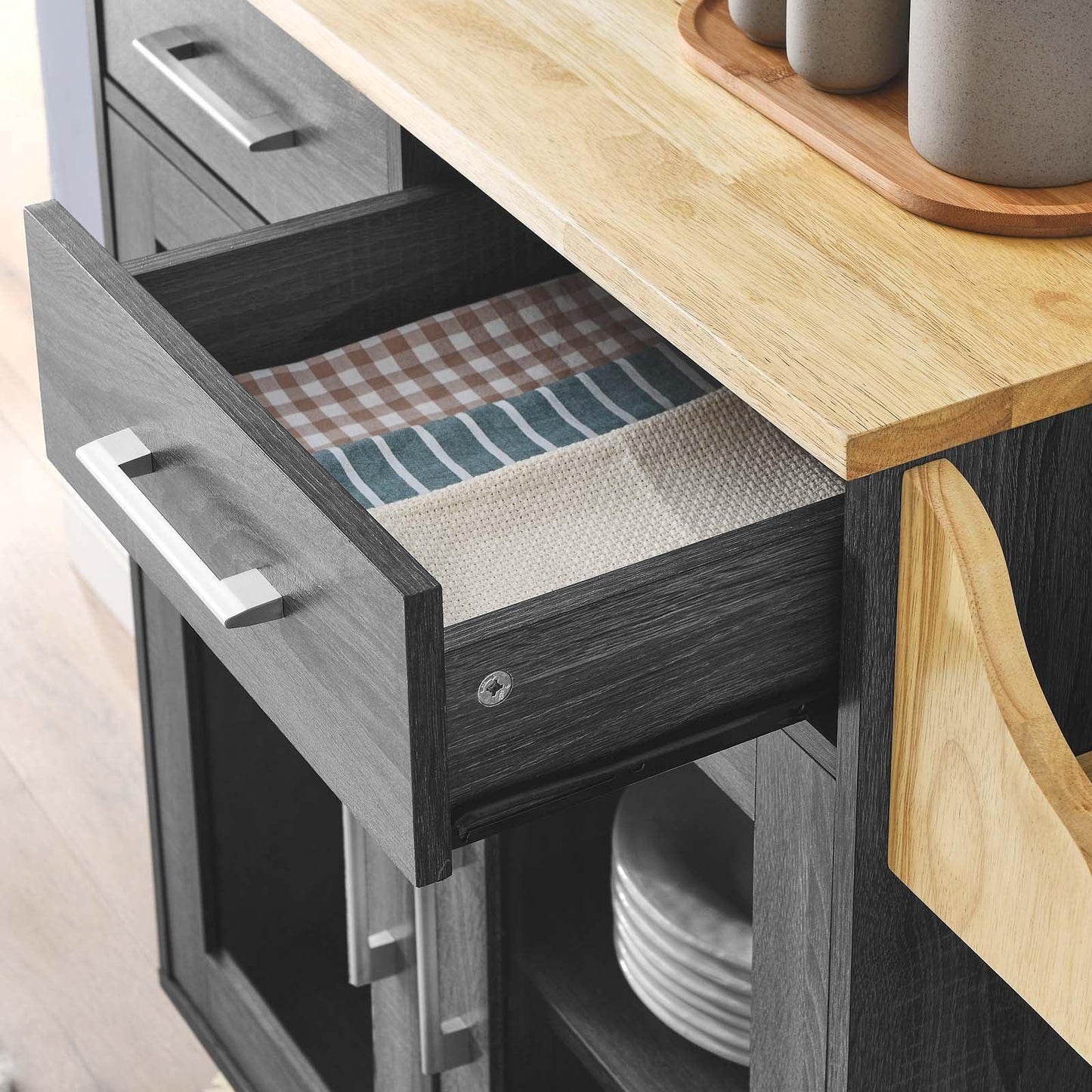 Modway Cuisine Kitchen Cart FredCo