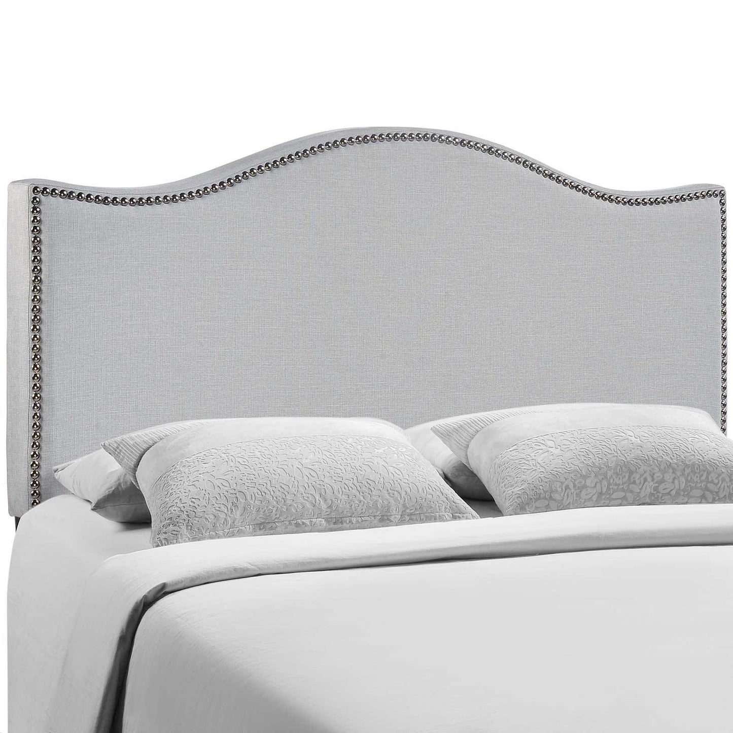 Modway Curl Queen Nailhead Upholstered Headboard FredCo