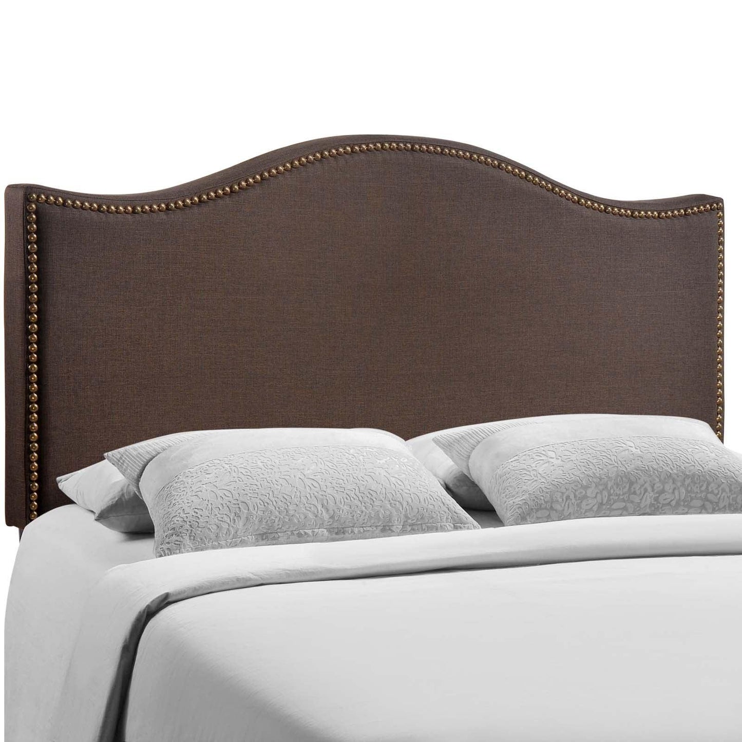 Modway Curl Queen Nailhead Upholstered Headboard FredCo
