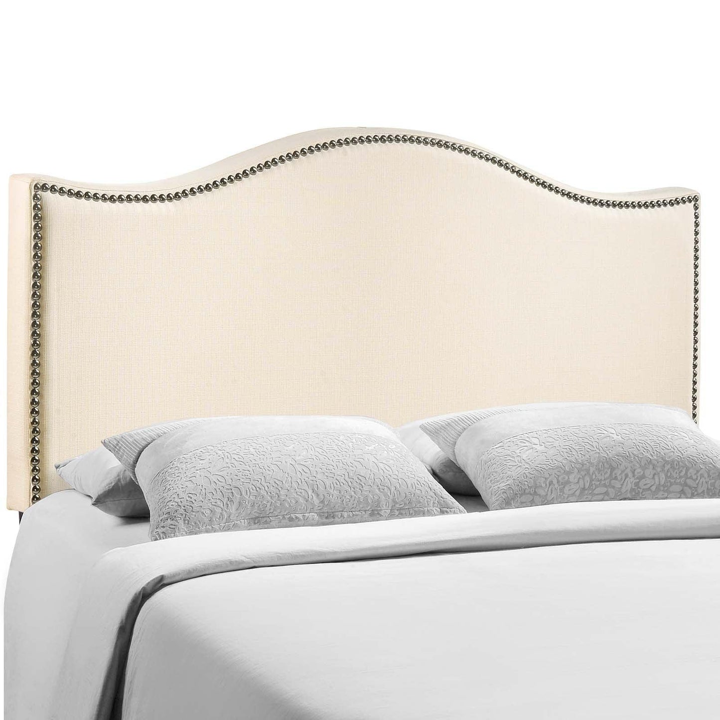 Modway Curl Queen Nailhead Upholstered Headboard FredCo