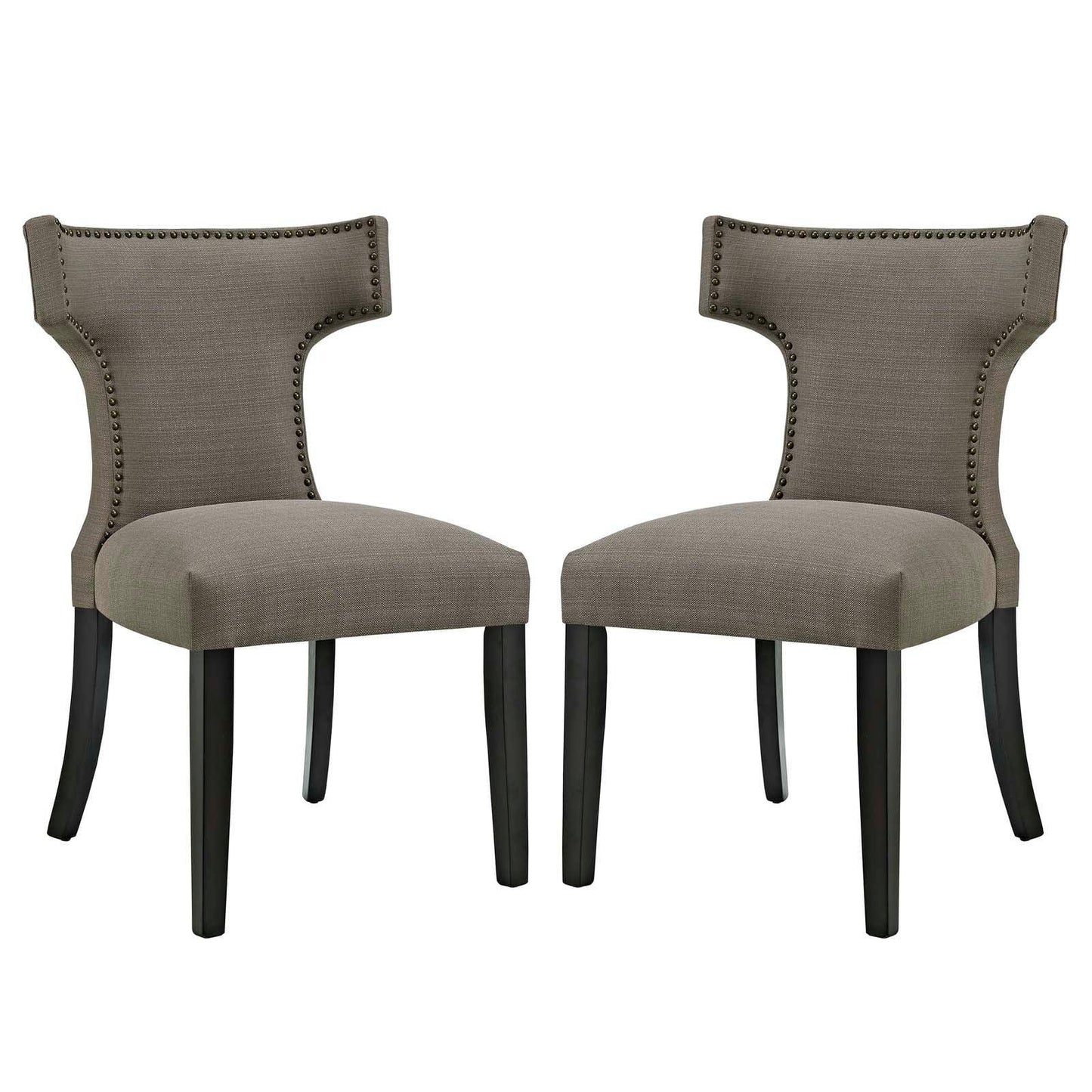 Modway Curve Dining Side Chair Fabric Set of 2 FredCo