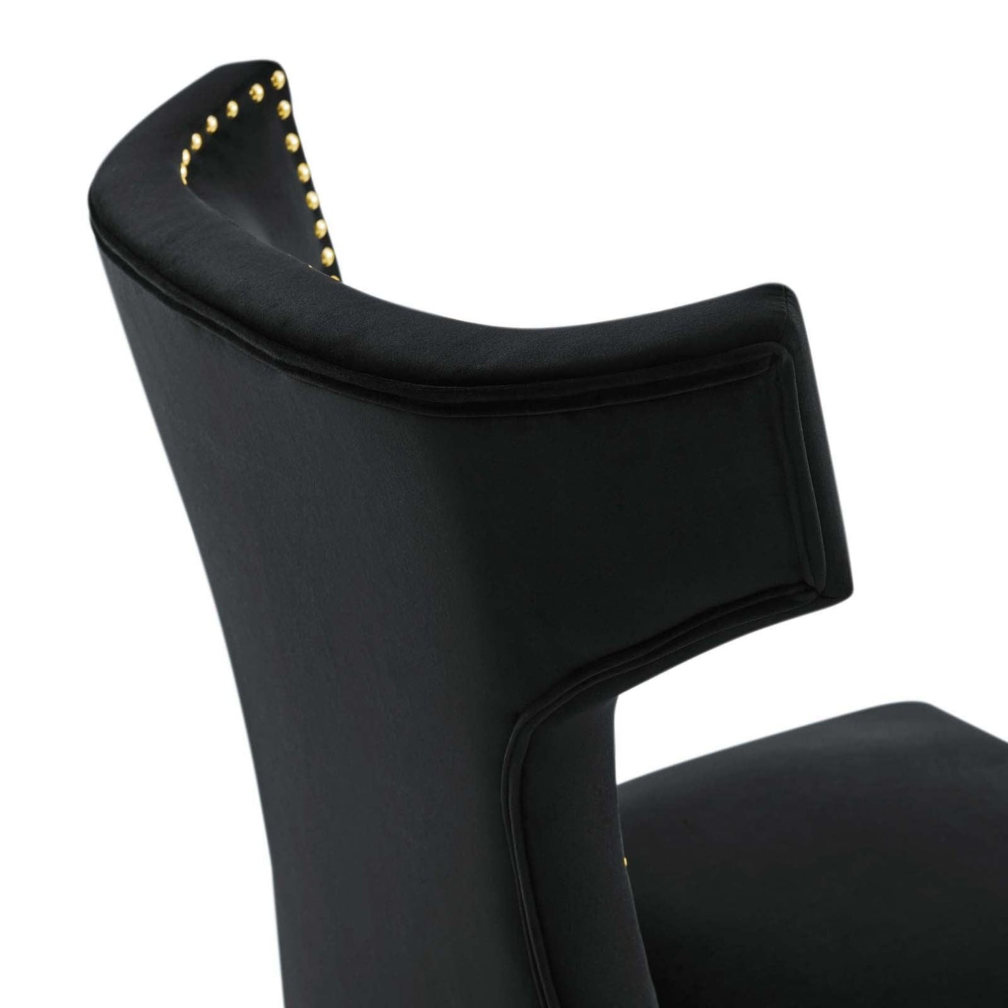 Modway Curve Performance Velvet Dining Chairs - Set of 2 FredCo
