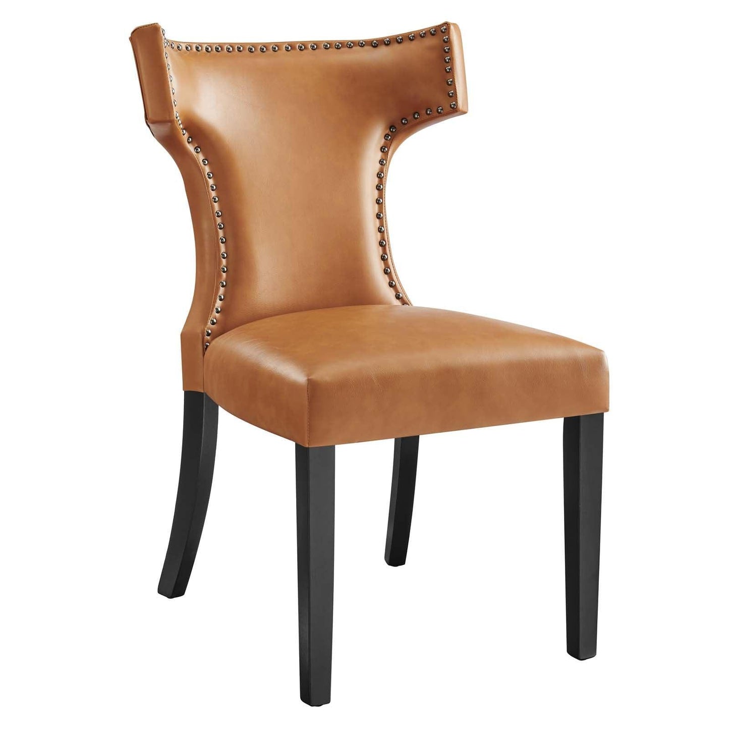 Modway Curve Vegan Leather Dining Chair FredCo