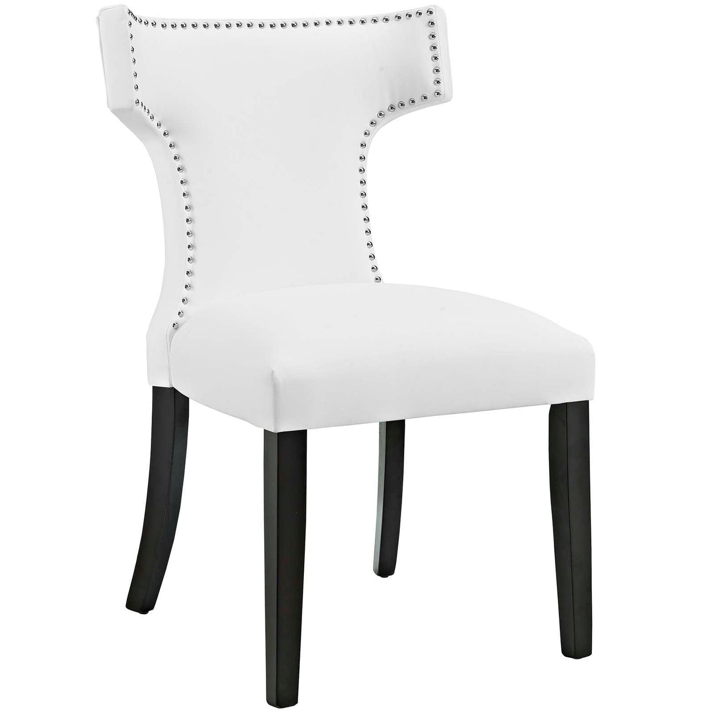Modway Curve Vegan Leather Dining Chair FredCo