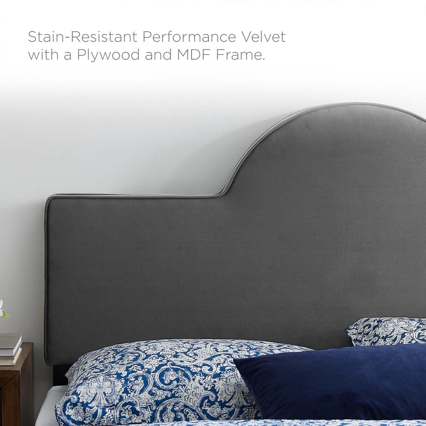 Modway Dawn Twin Performance Velvet Headboard FredCo