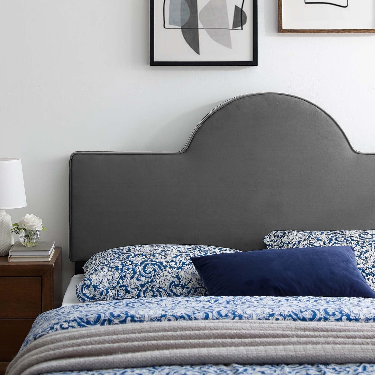 Modway Dawn Twin Performance Velvet Headboard FredCo