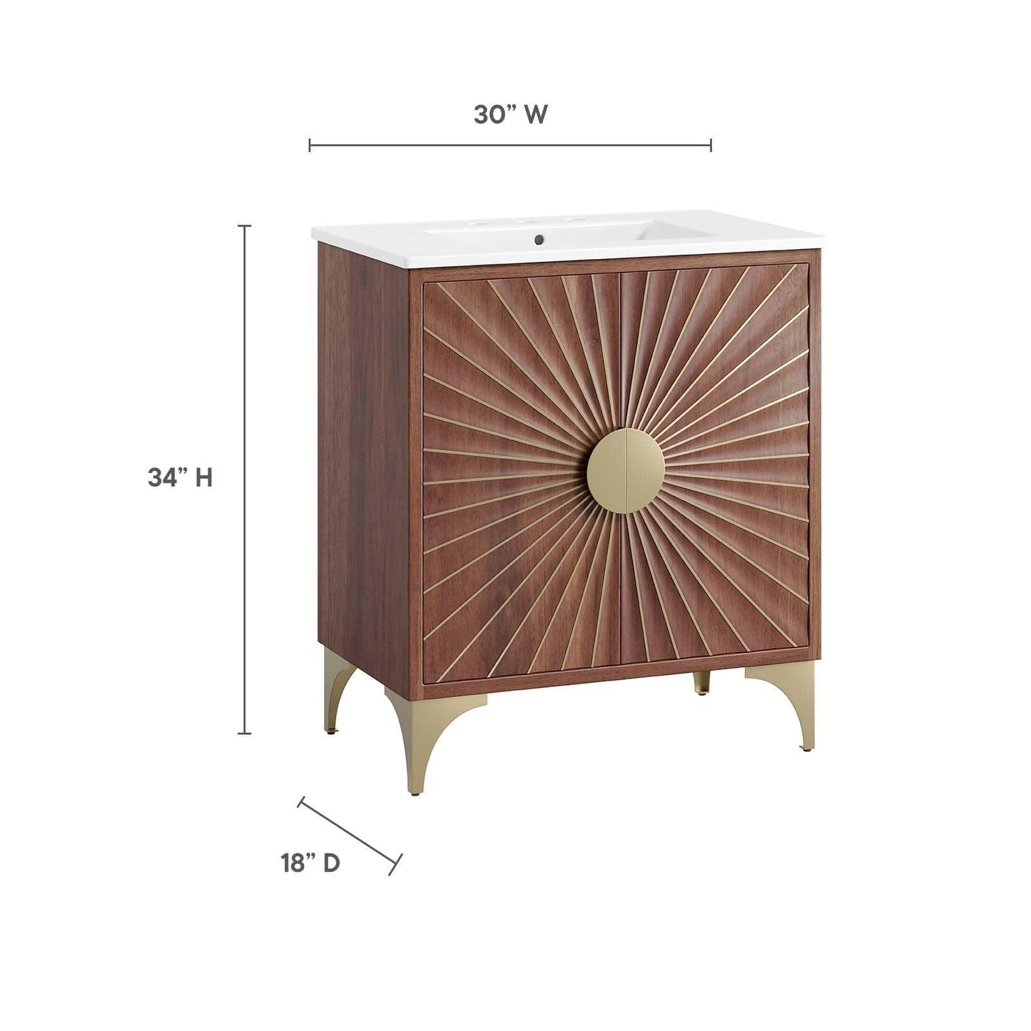 Modway Daylight 30" Bathroom Vanity FredCo