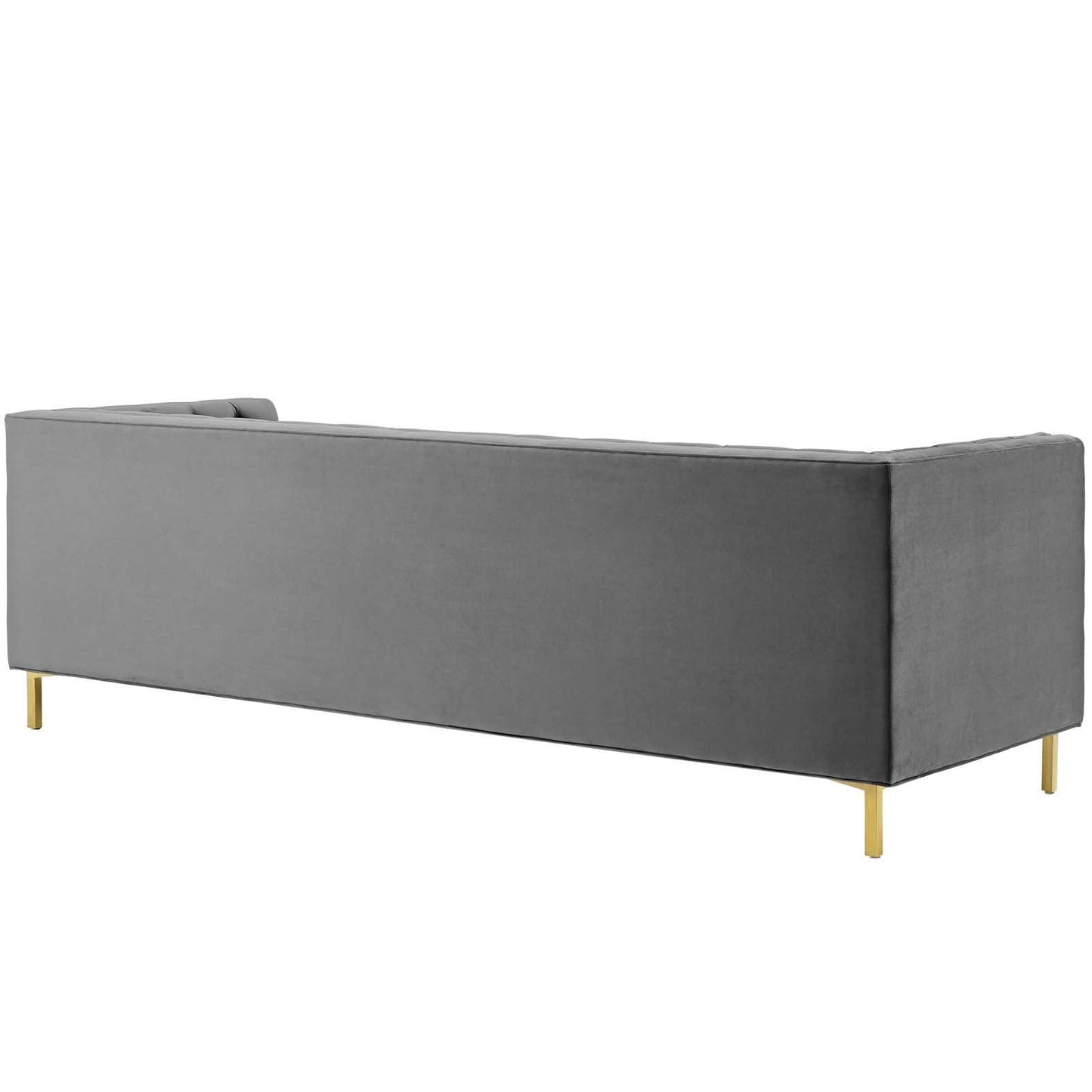 Modway Delight Tufted Button Performance Velvet Sofa FredCo