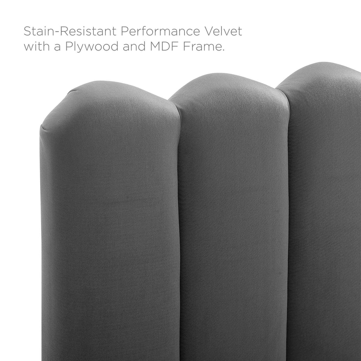 Modway Delilah Performance Velvet Twin Headboard FredCo