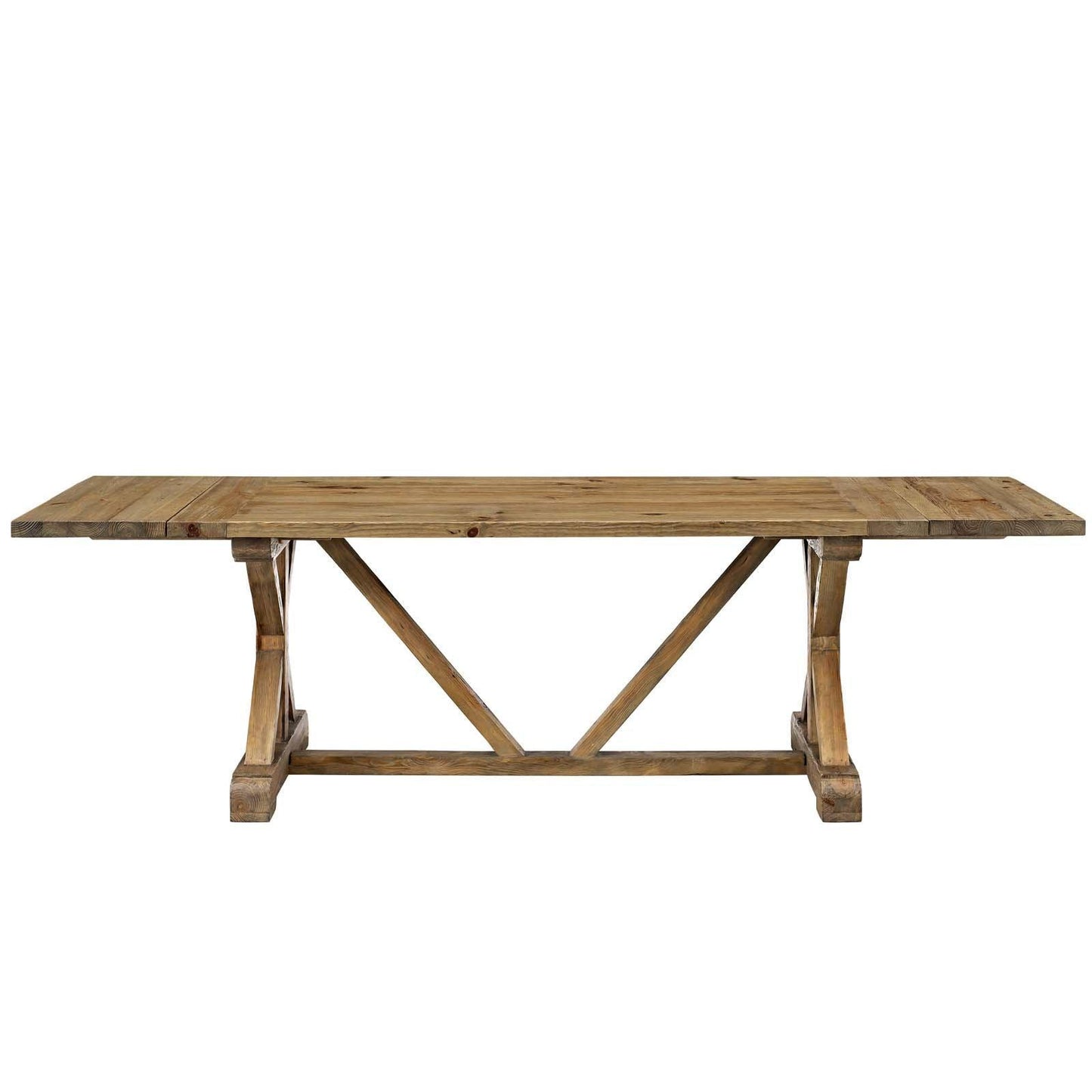 Modway Den Extendable Wood Dining Table FredCo