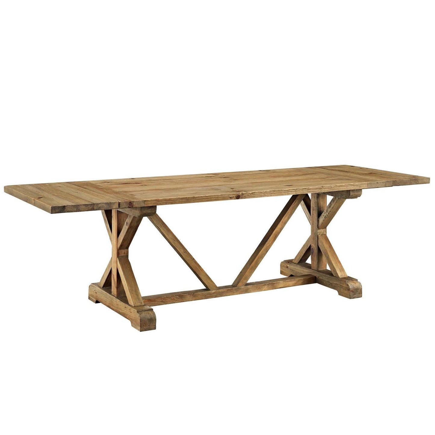 Modway Den Extendable Wood Dining Table FredCo