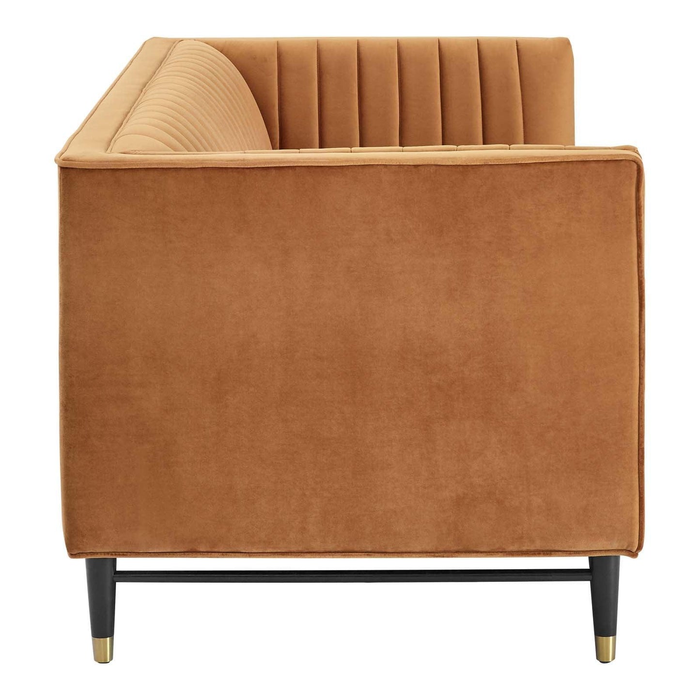 Modway Devote Channel Tufted Performance Velvet Loveseat FredCo