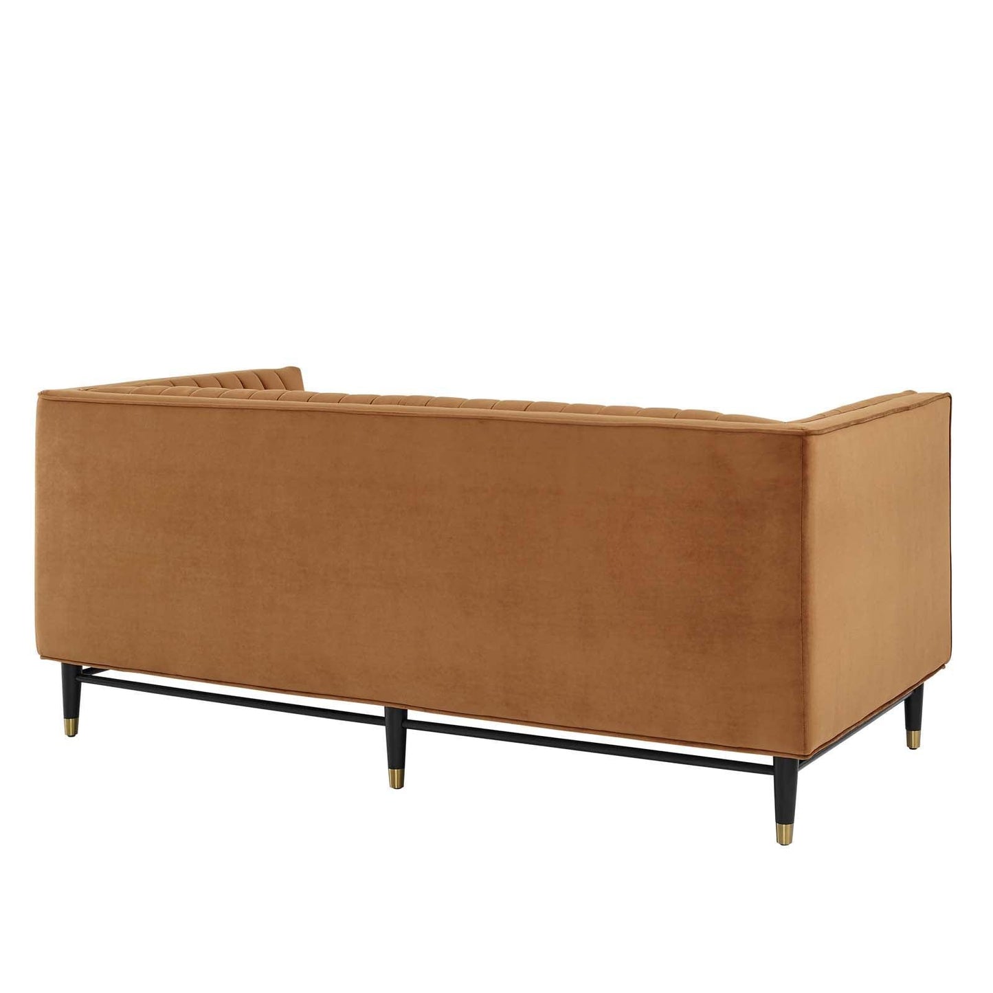 Modway Devote Channel Tufted Performance Velvet Loveseat FredCo