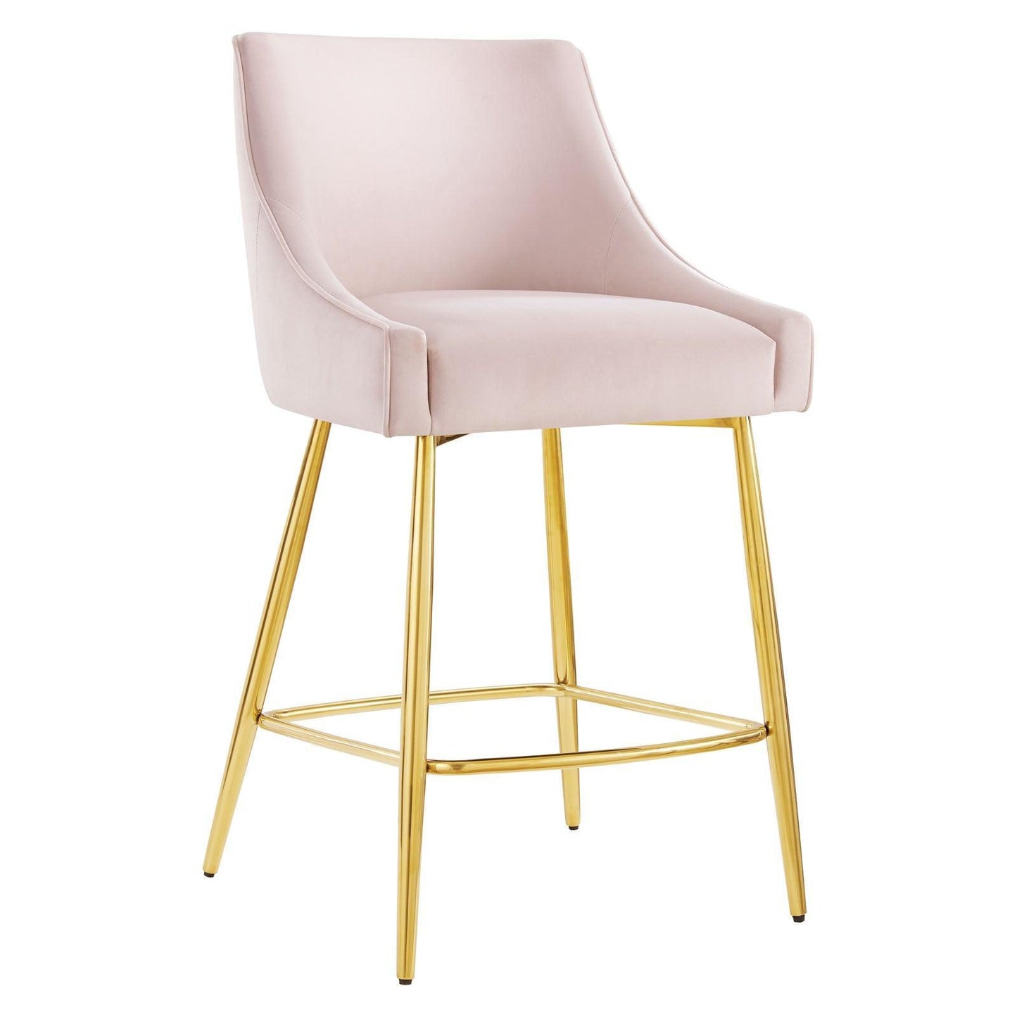 Modway Discern Performance Velvet Counter Stool FredCo
