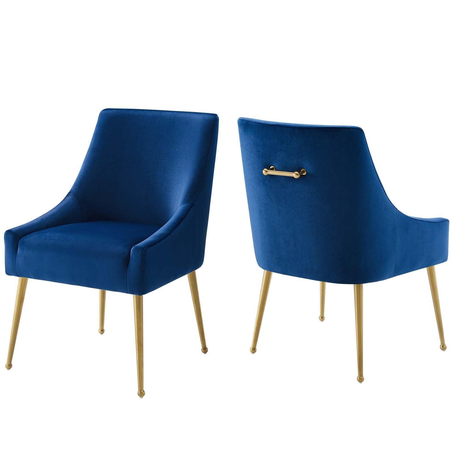 Modway Discern Upholstered Performance Velvet Dining Chair Set of 2 FredCo