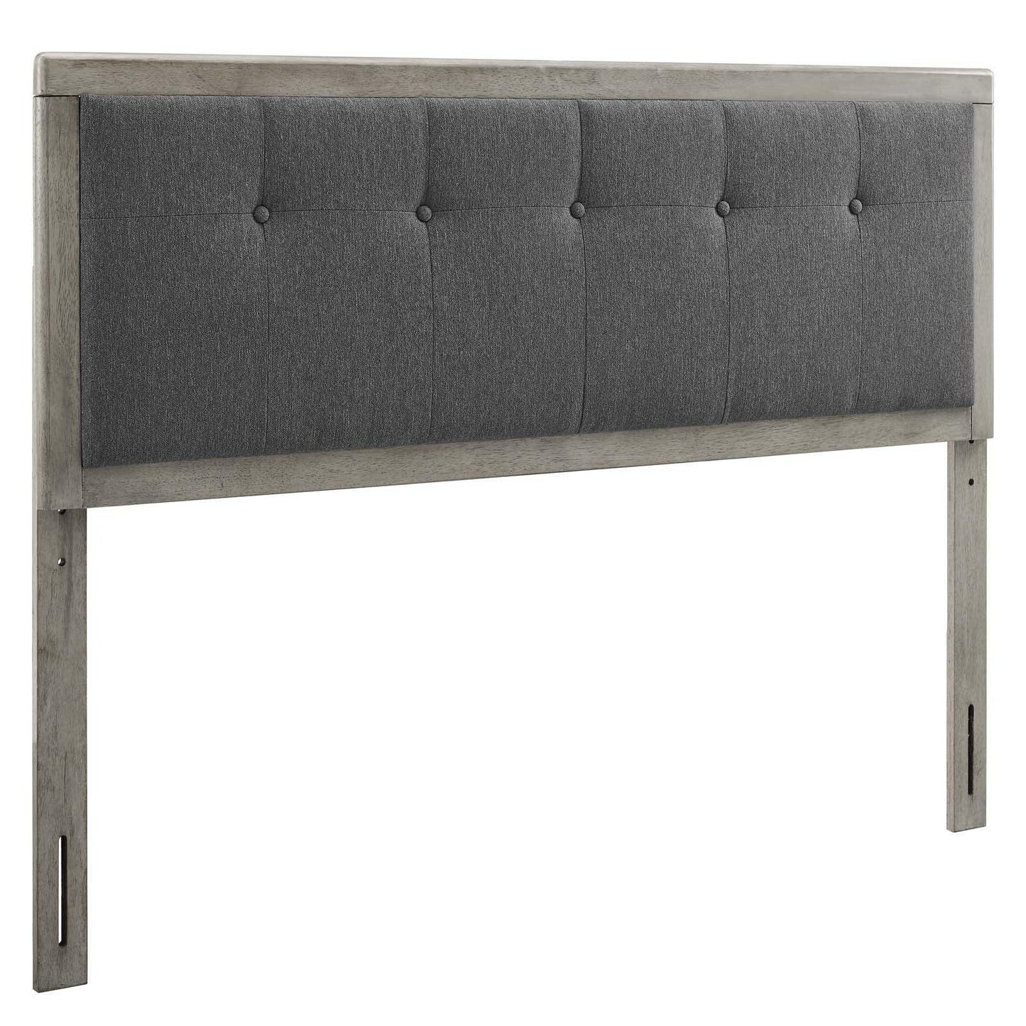 Modway Draper Tufted Full Fabric and Wood Headboard FredCo