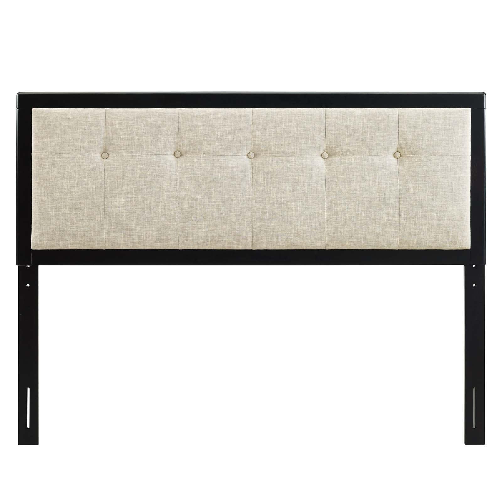 Modway Draper Tufted Queen Fabric and Wood Headboard FredCo