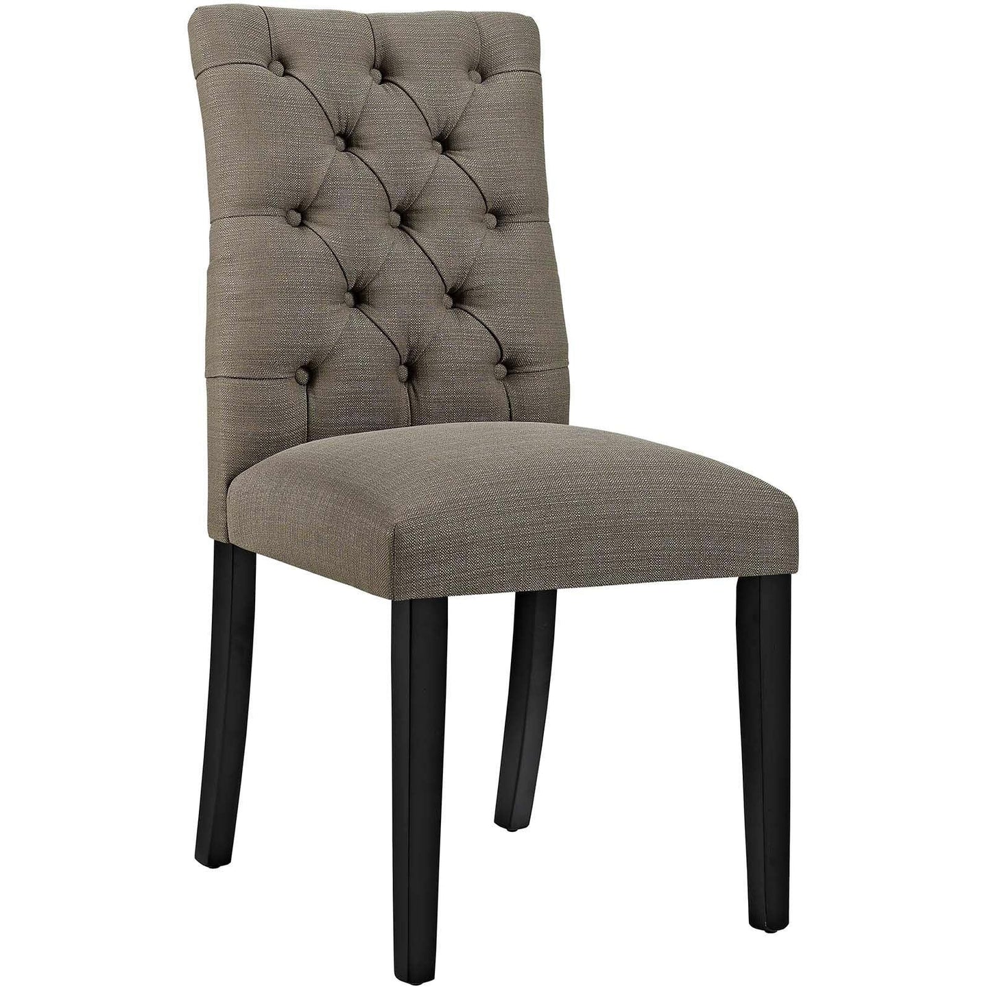 Modway Duchess Button Tufted Fabric Dining Chair FredCo