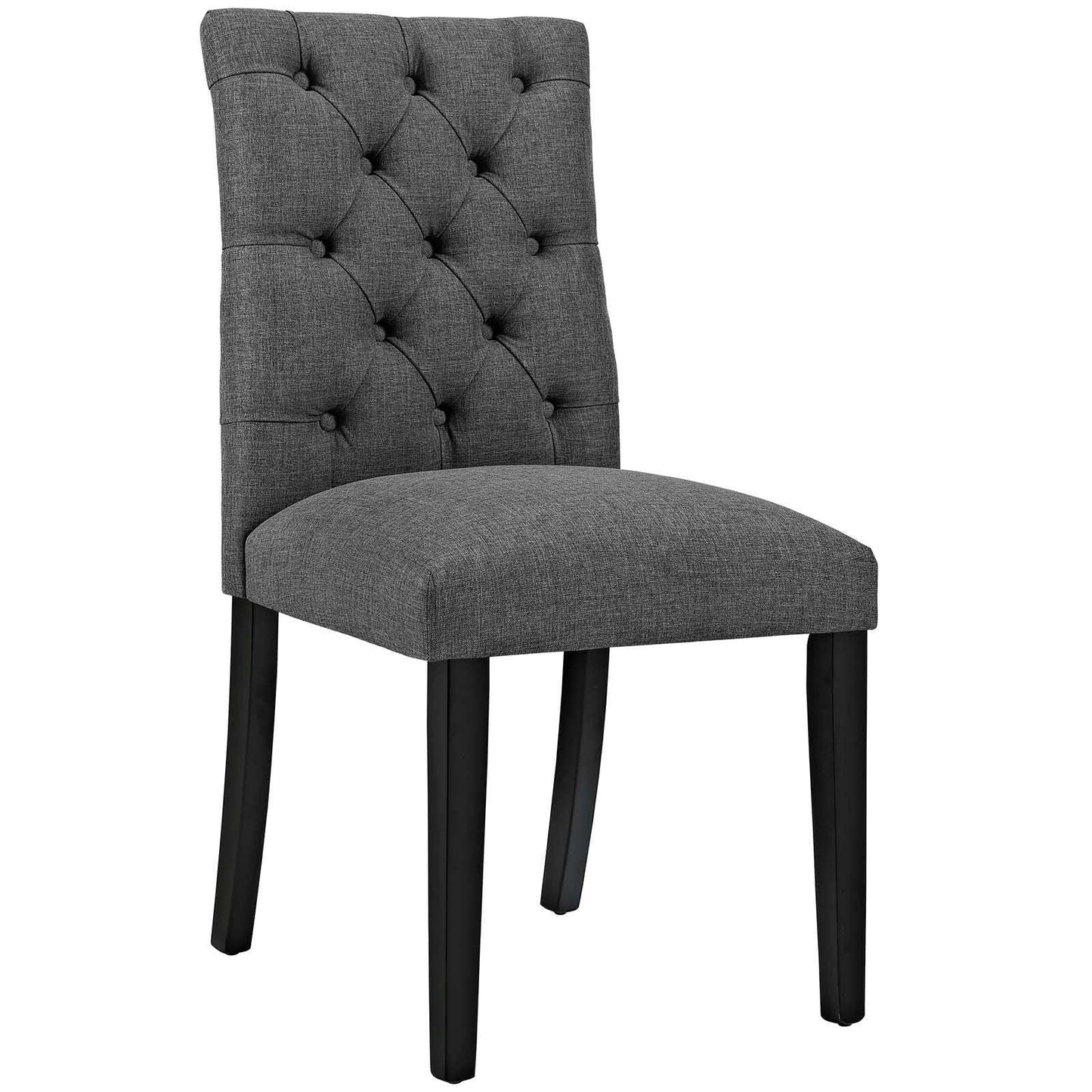 Modway Duchess Button Tufted Fabric Dining Chair FredCo