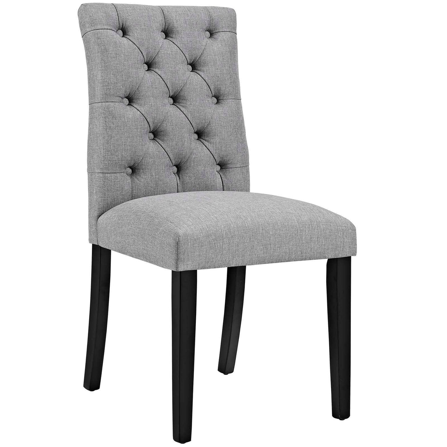 Modway Duchess Button Tufted Fabric Dining Chair FredCo