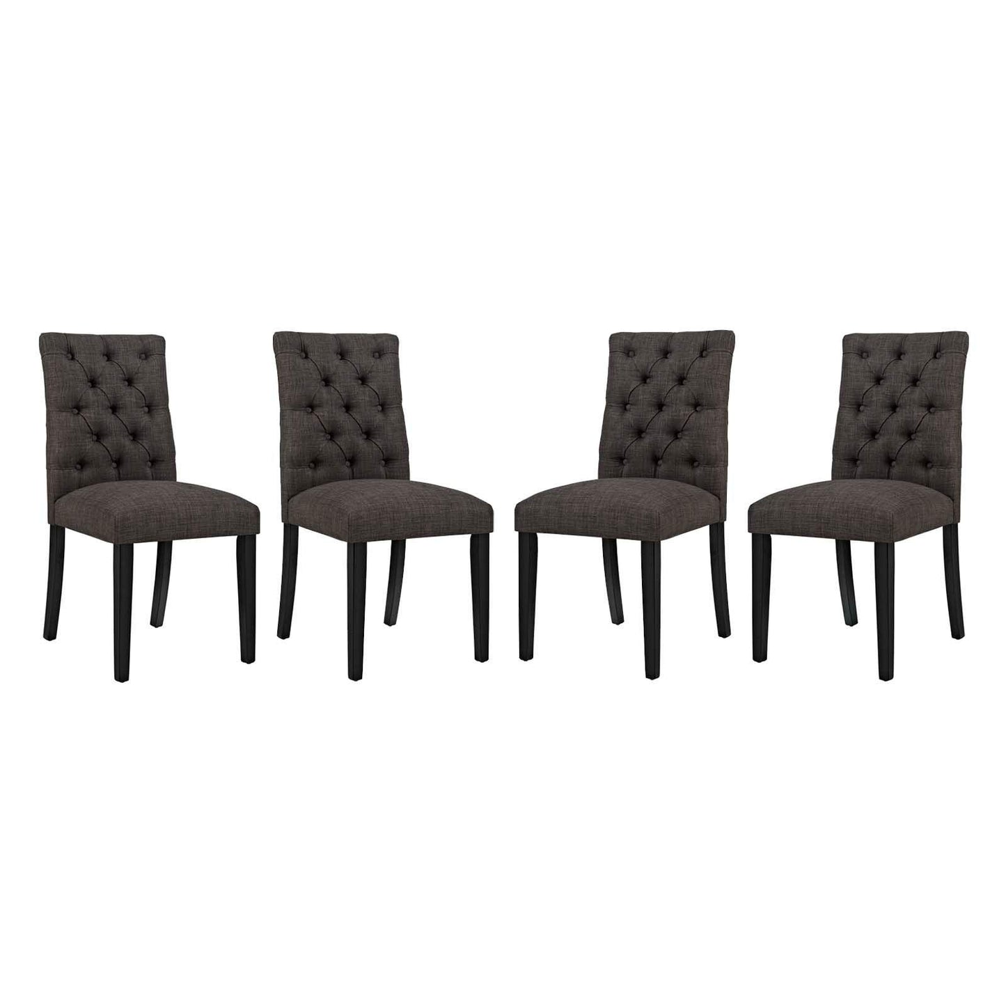 Modway Duchess Dining Chair Fabric Set of 4 FredCo
