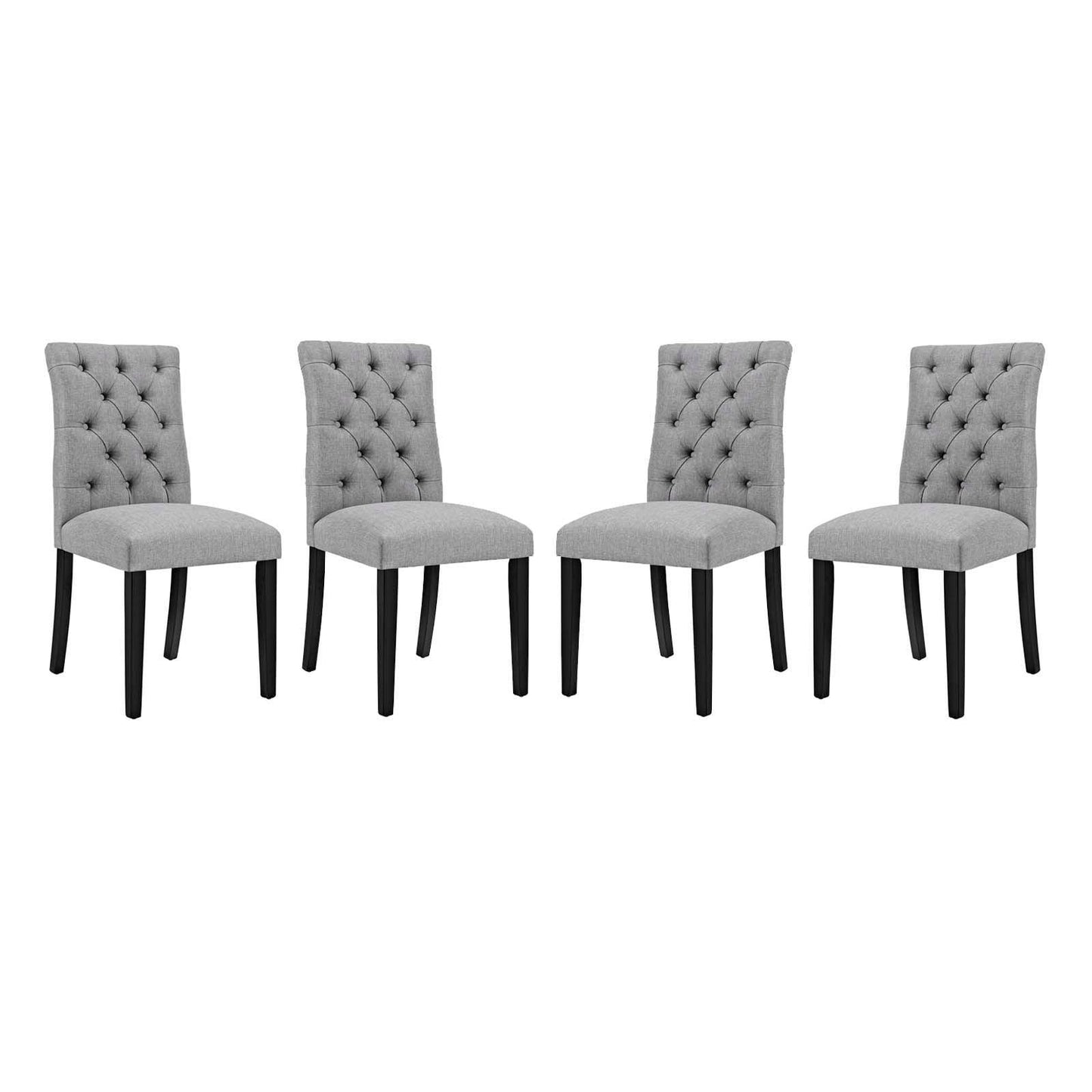 Modway Duchess Dining Chair Fabric Set of 4 FredCo