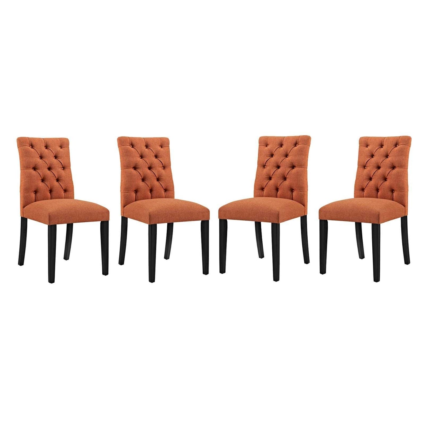 Modway Duchess Dining Chair Fabric Set of 4 FredCo