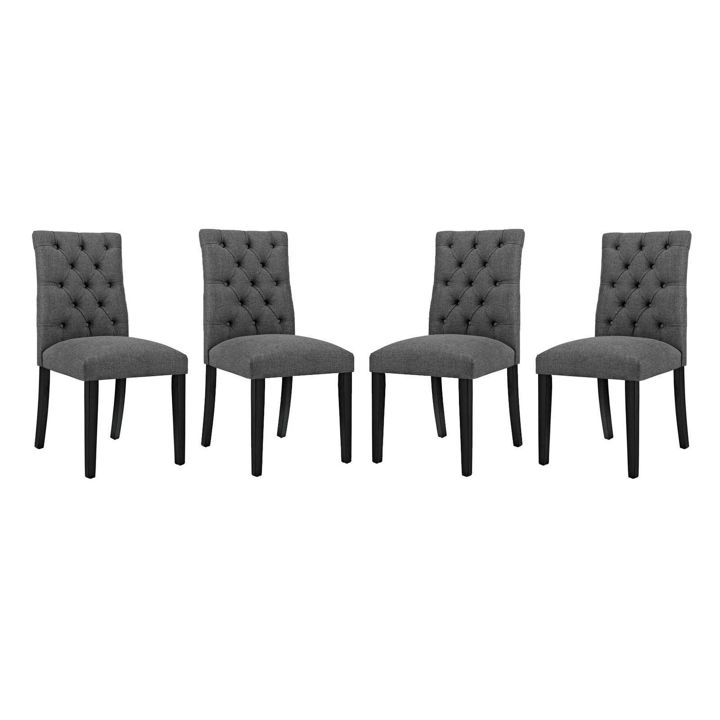 Modway Duchess Dining Chair Fabric Set of 4 FredCo