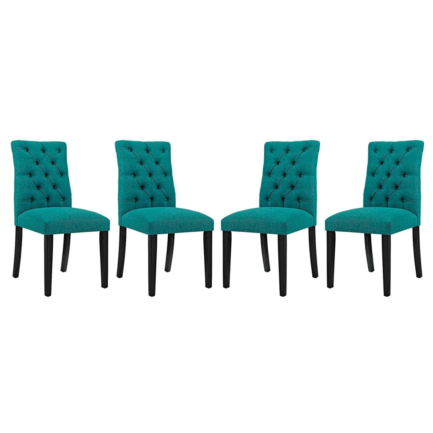 Modway Duchess Dining Chair Fabric Set of 4 FredCo