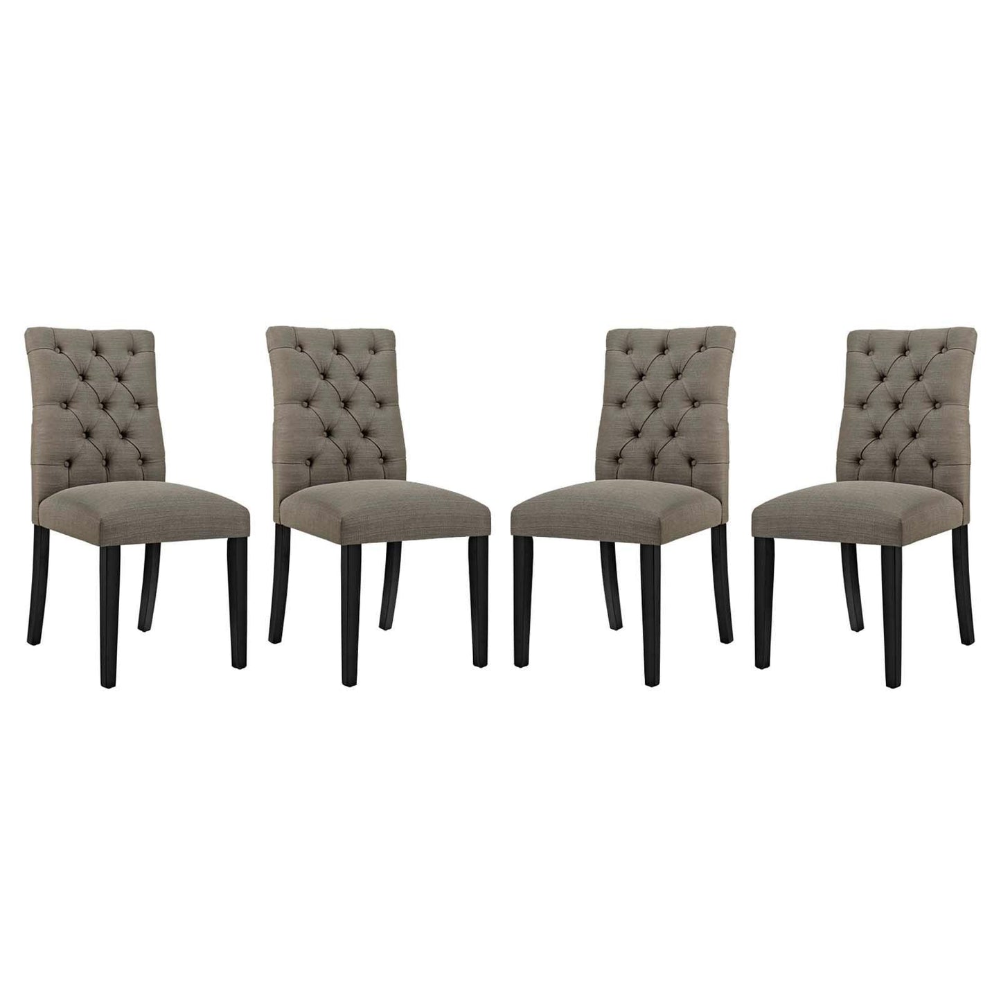 Modway Duchess Dining Chair Fabric Set of 4 FredCo