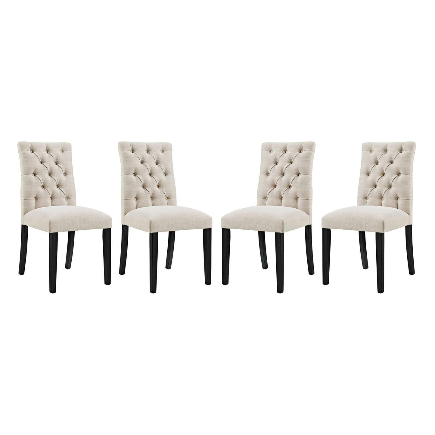 Modway Duchess Dining Chair Fabric Set of 4 FredCo