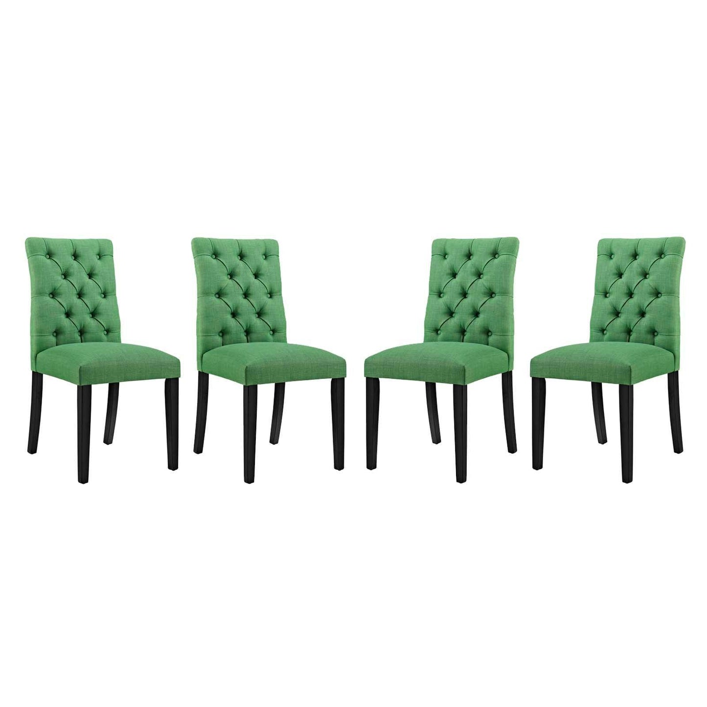 Modway Duchess Dining Chair Fabric Set of 4 FredCo