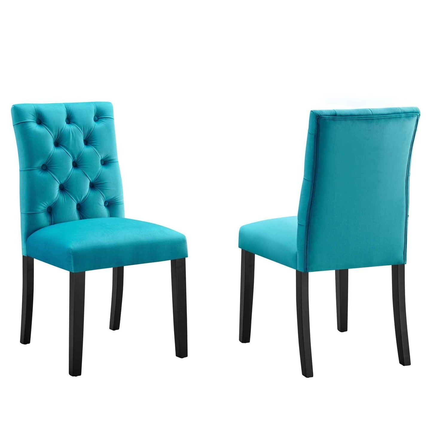 Modway Duchess Performance Velvet Dining Chairs - Set of 2 FredCo