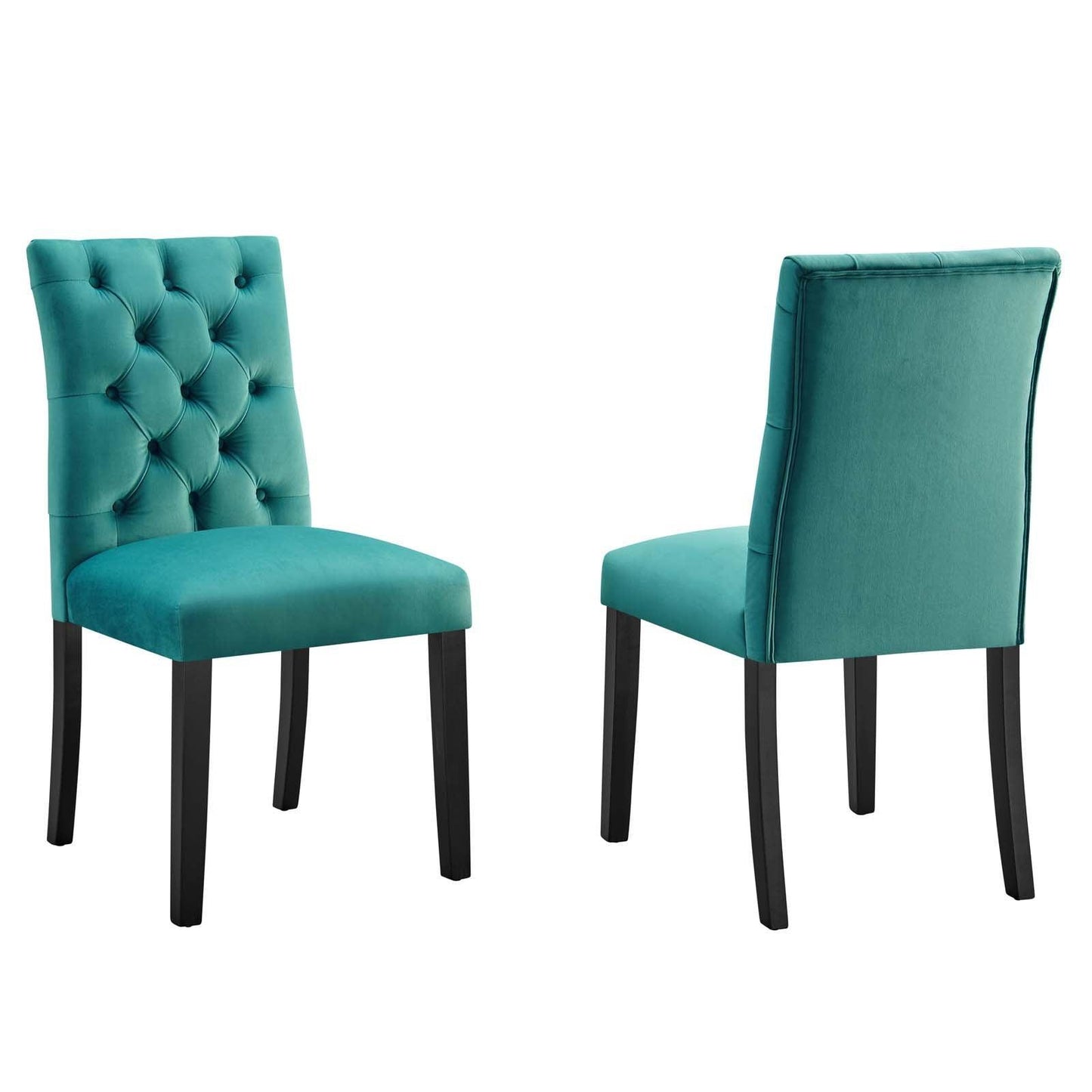 Modway Duchess Performance Velvet Dining Chairs - Set of 2 FredCo