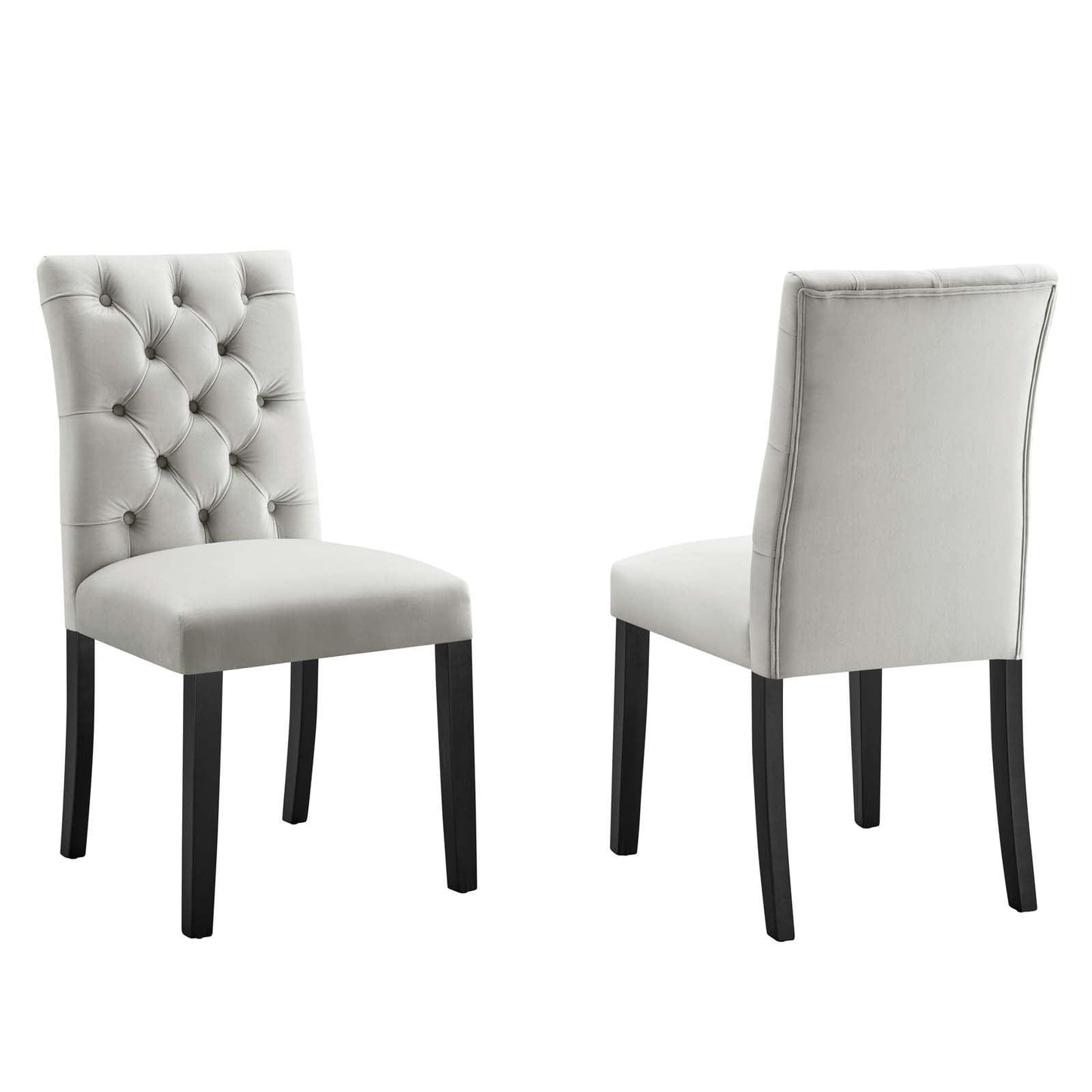 Modway Duchess Performance Velvet Dining Chairs - Set of 2 FredCo