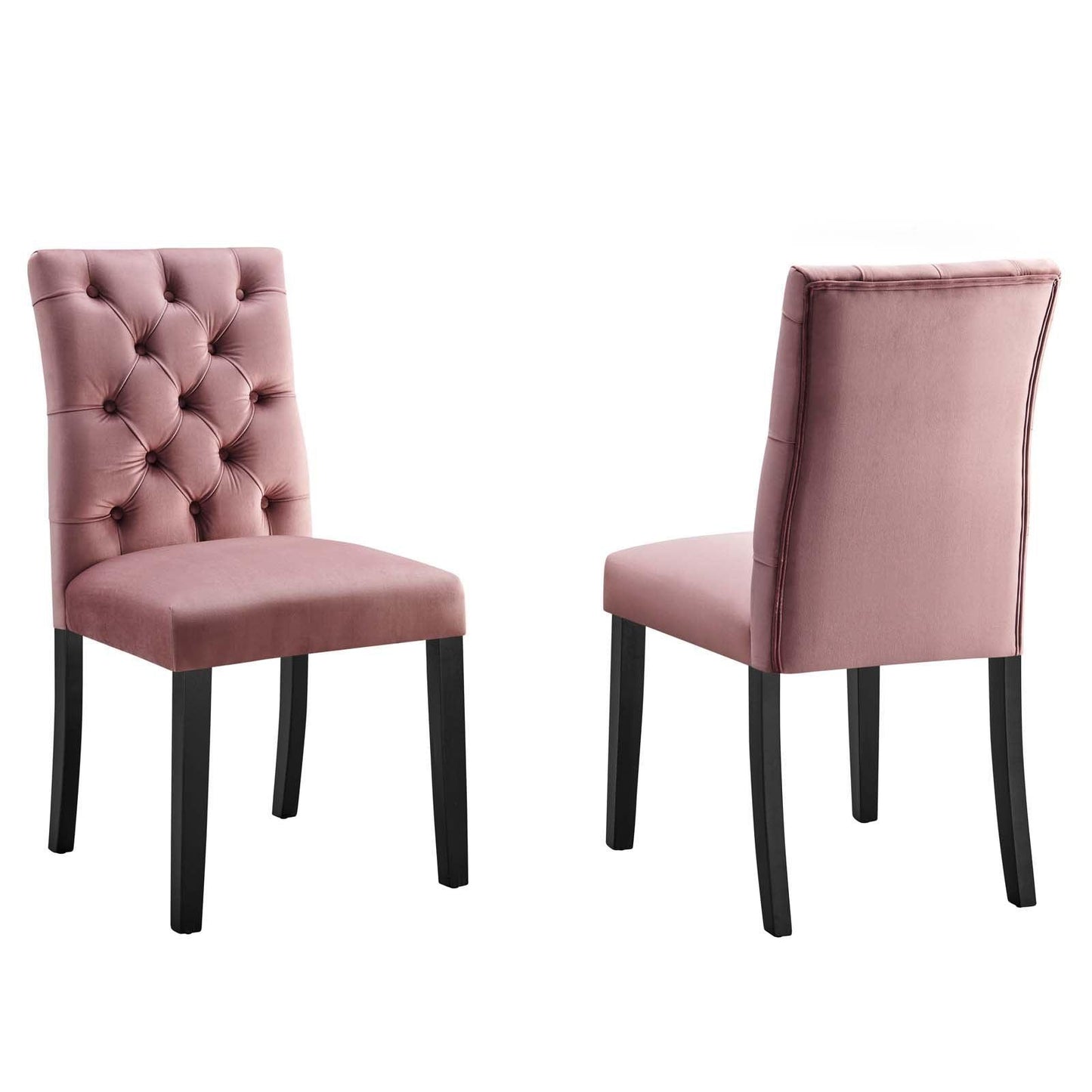 Modway Duchess Performance Velvet Dining Chairs - Set of 2 FredCo