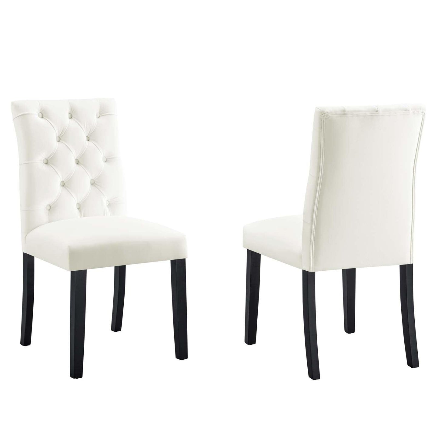 Modway Duchess Performance Velvet Dining Chairs - Set of 2 FredCo