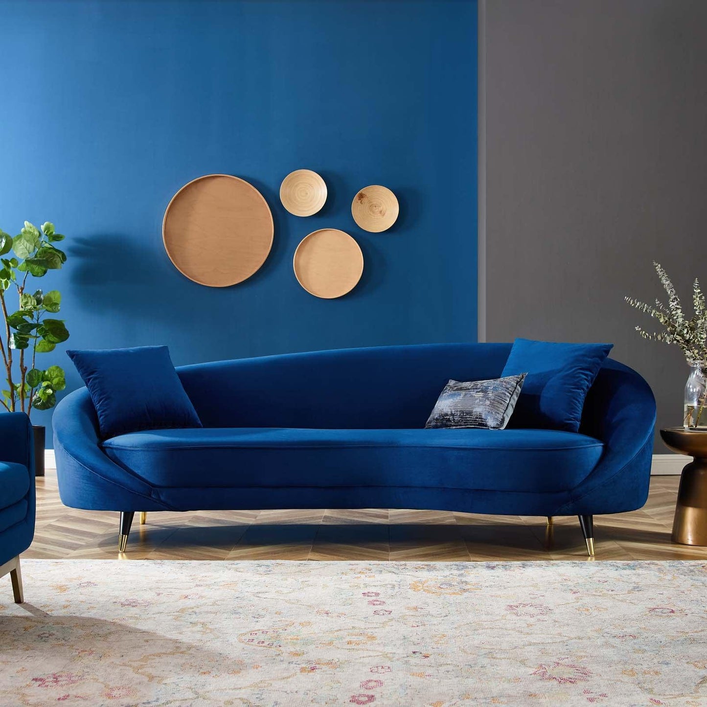 Modway Echo Performance Velvet Sofa FredCo