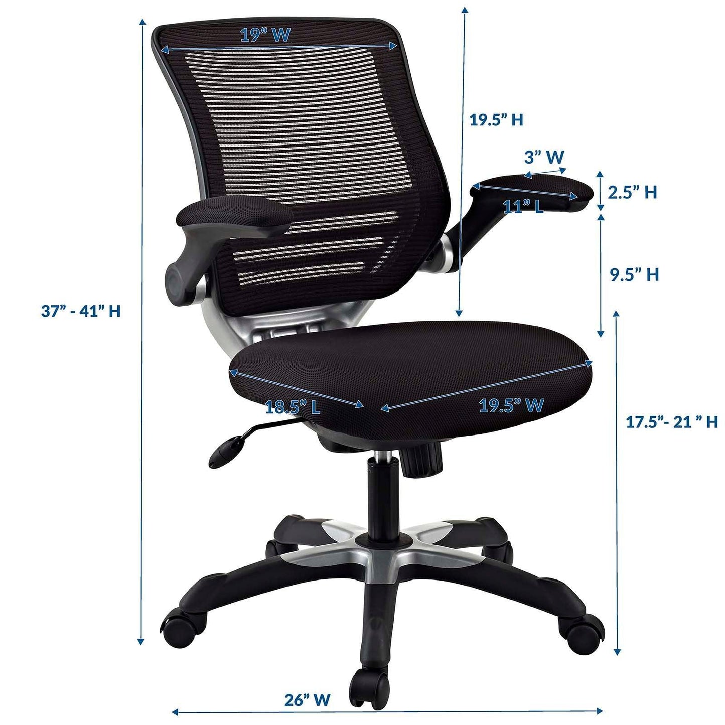 Modway Edge Mesh Office Chair FredCo
