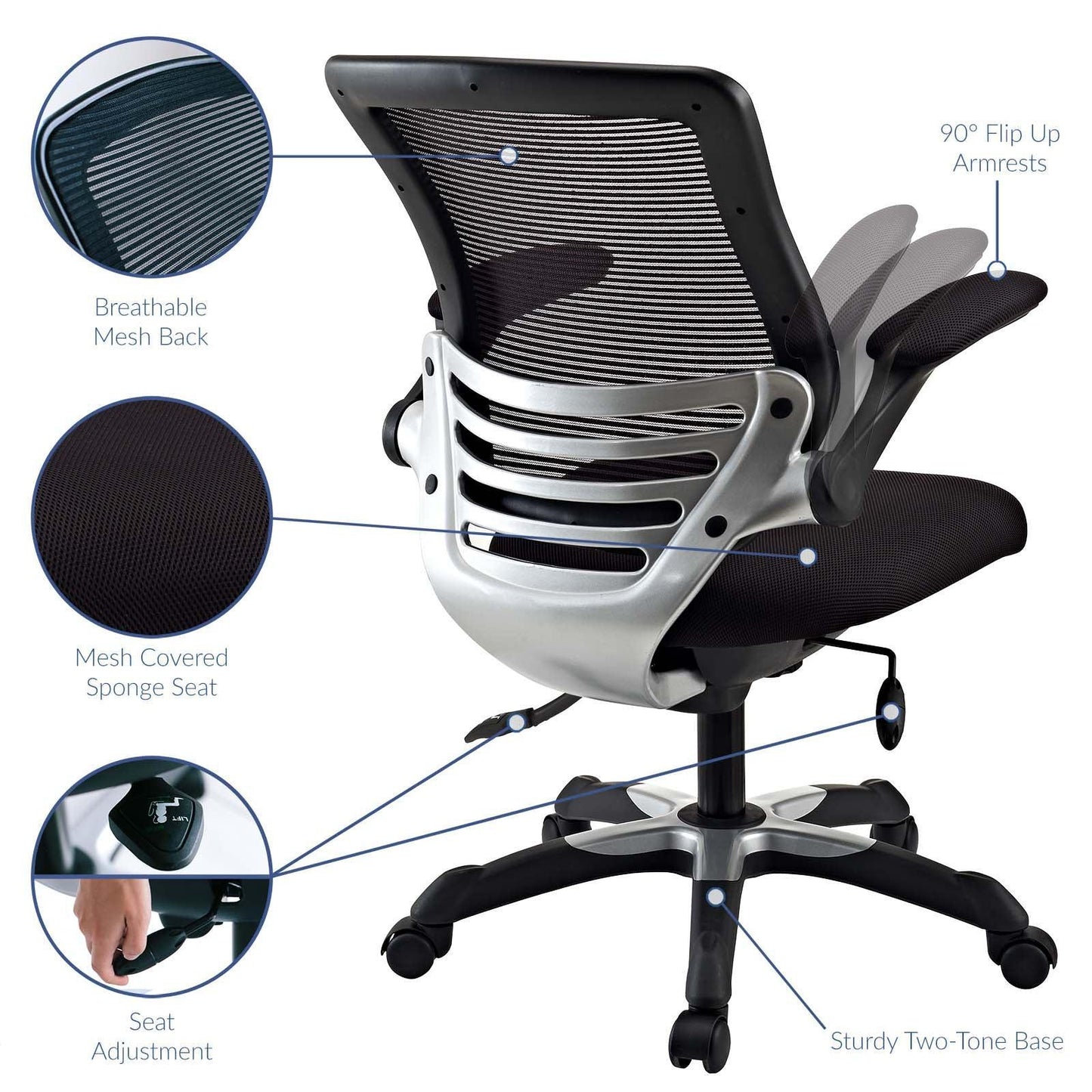 Modway Edge Mesh Office Chair FredCo