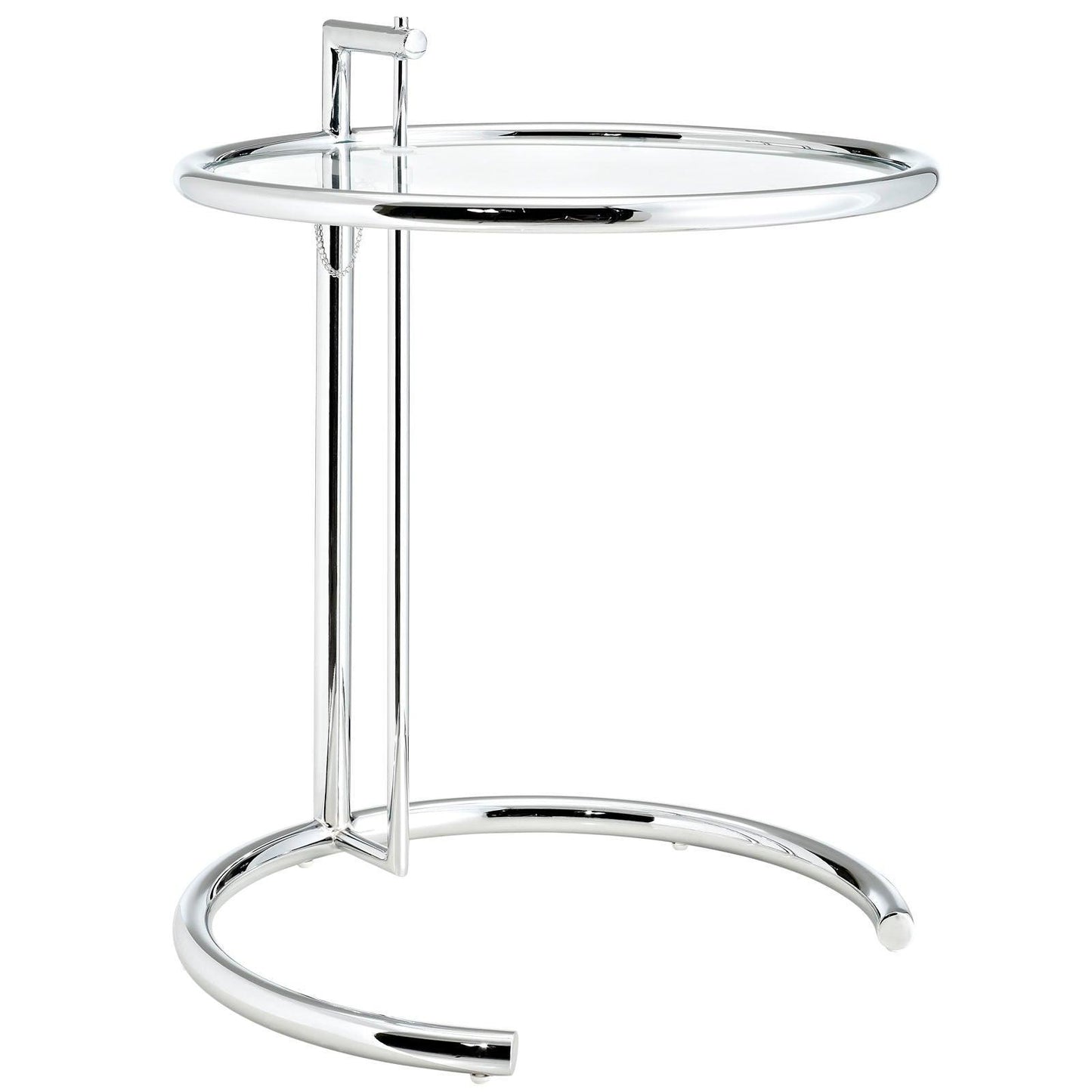 Modway Eileen Gray Chrome Stainless Steel End Table FredCo