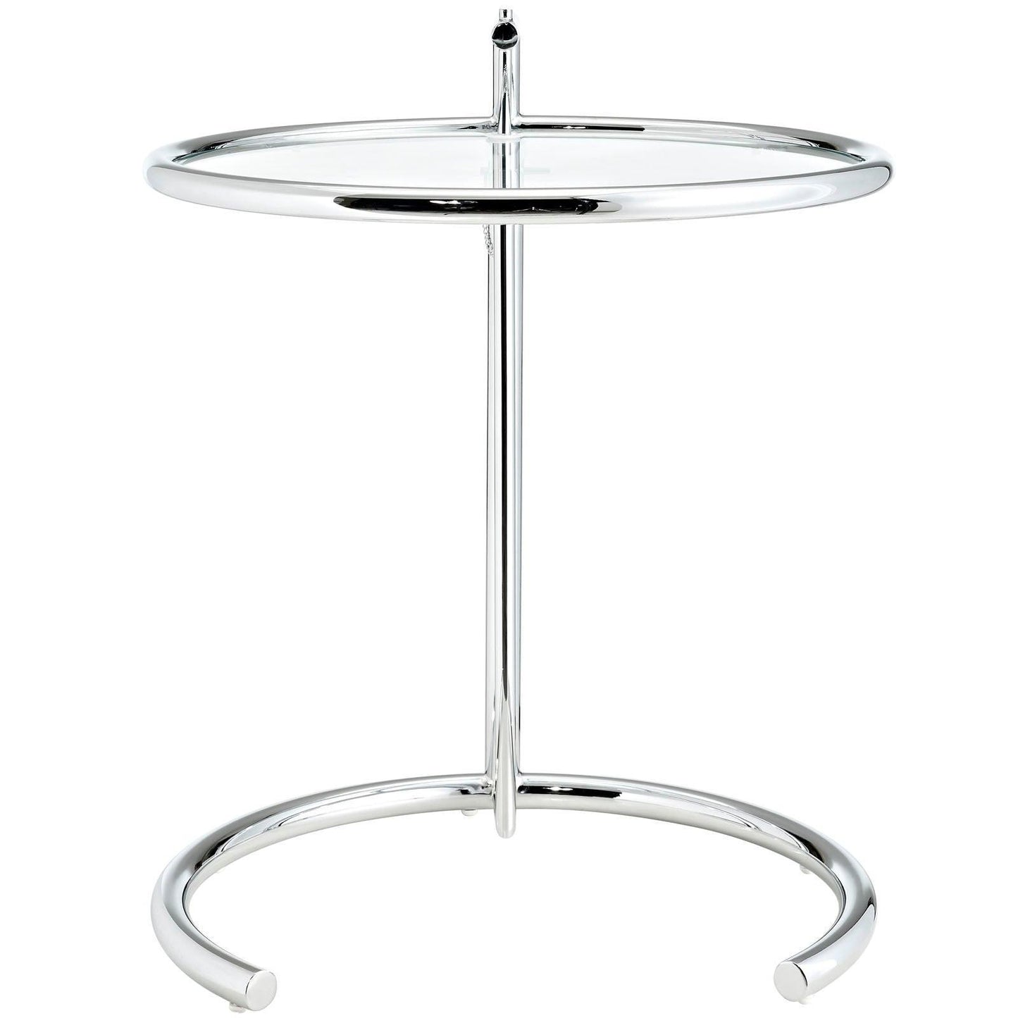 Modway Eileen Gray Chrome Stainless Steel End Table FredCo