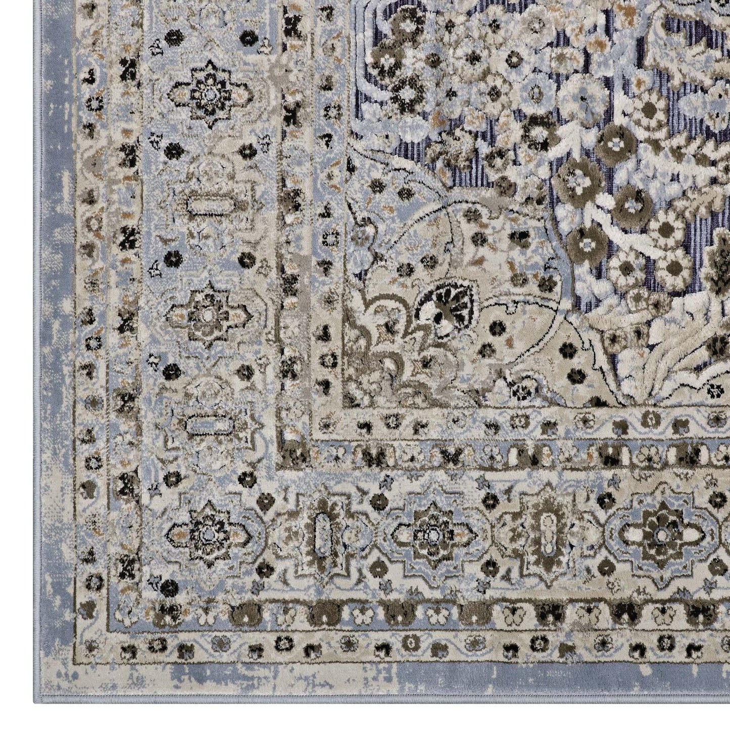 Modway Elqenna Ornate Vintage Floral Turkish Area Rug FredCo