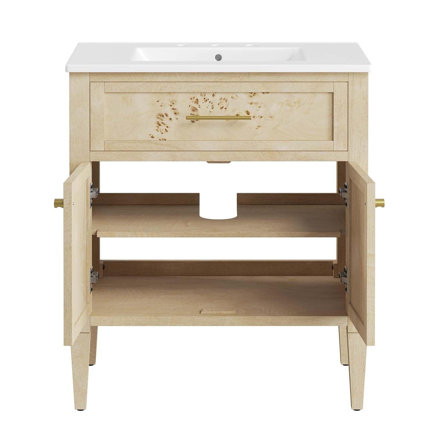 Modway Elysian 30" Wood Bathroom Vanity FredCo