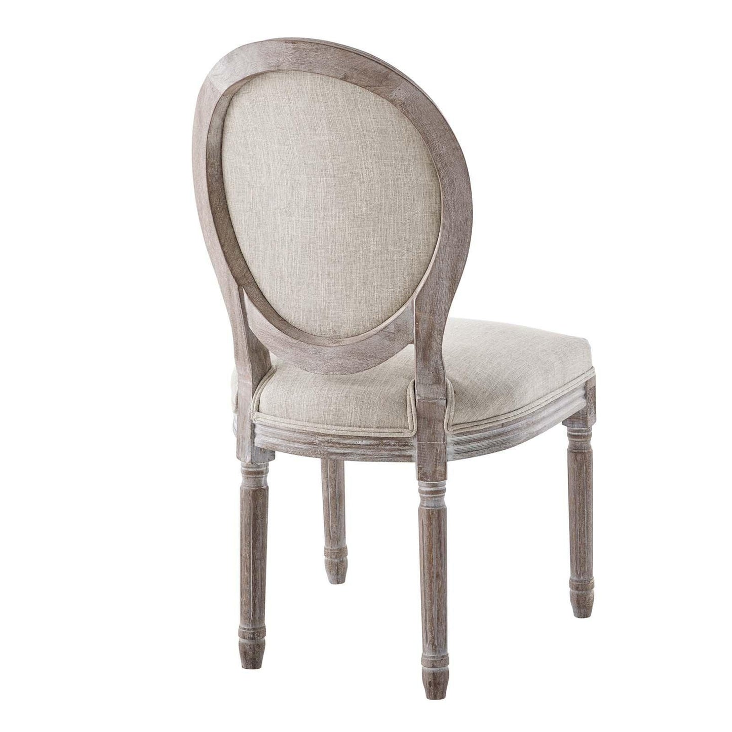 Modway Emanate Vintage French Upholstered Fabric Dining Side Chair FredCo