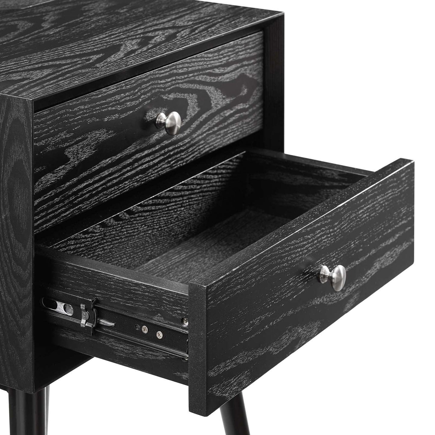 Modway Ember Wood Nightstand With USB Ports FredCo