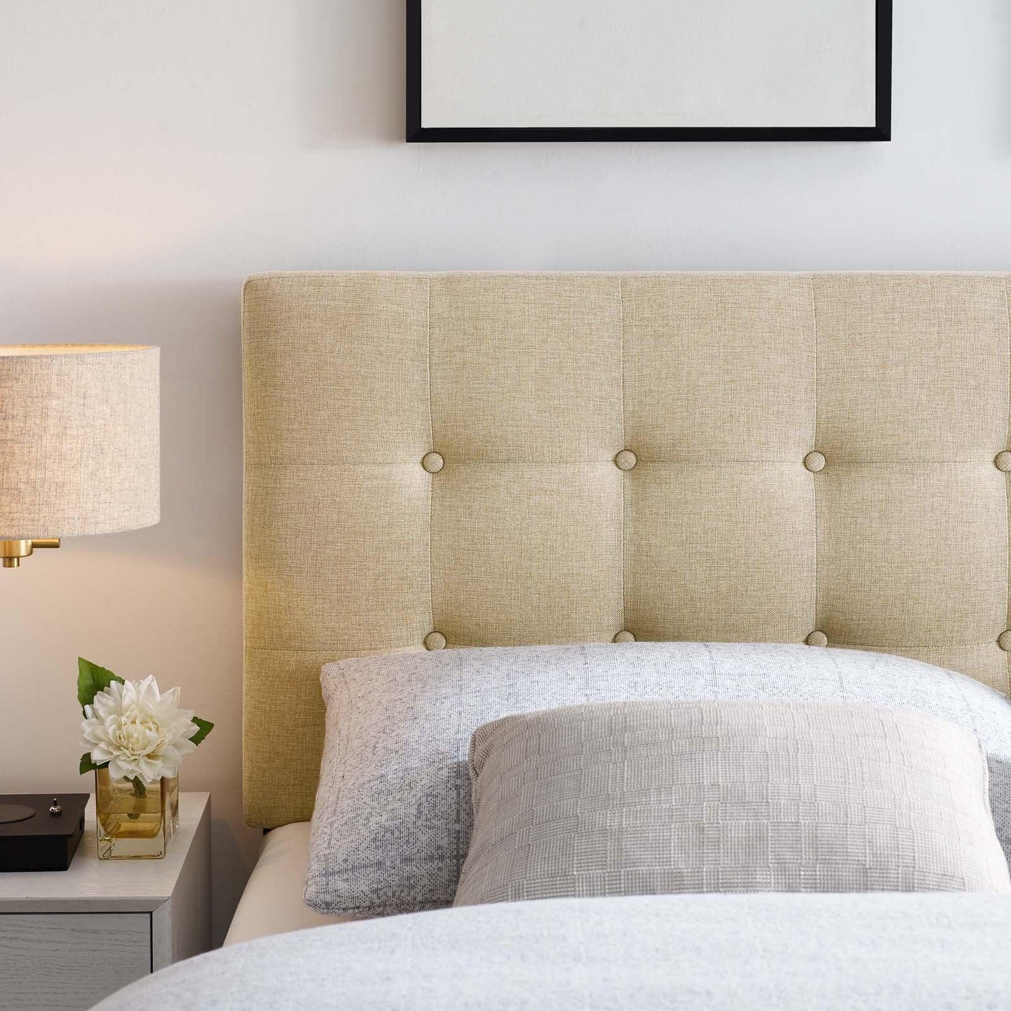 Modway Emily Full Upholstered Fabric Headboard FredCo