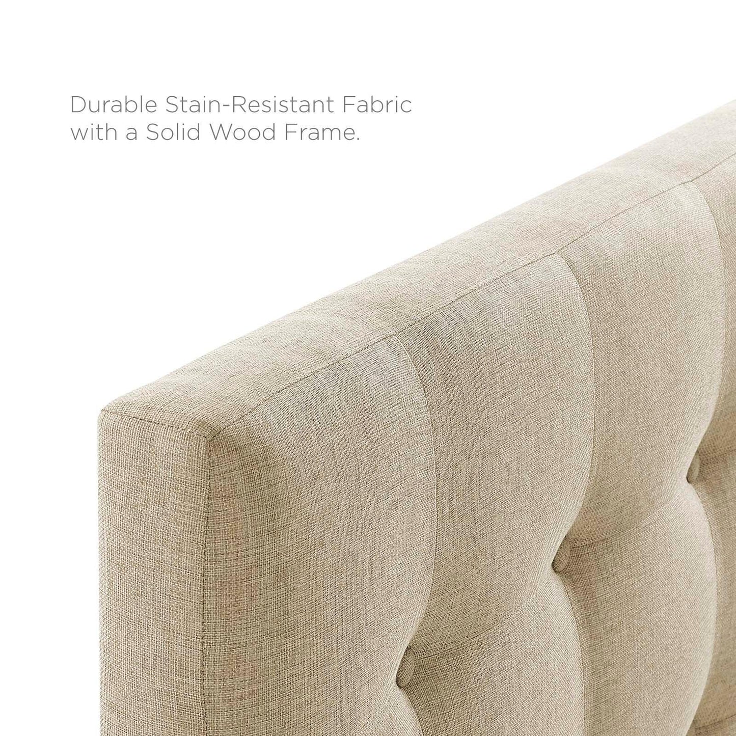 Modway Emily Full Upholstered Fabric Headboard FredCo