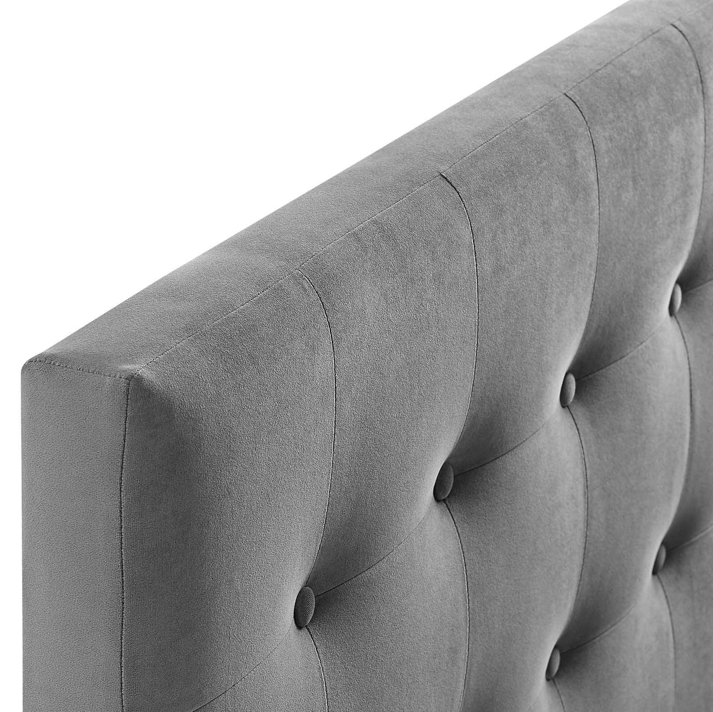 Modway Emily Queen Biscuit Tufted Performance Velvet Headboard FredCo